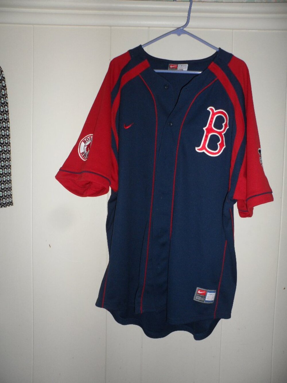 Vintage NIKE Boston Red Sox baseball jersey. XL